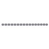 UP62951-79-1/2" SS Bumper Light Bracket With 16X 9 LED 2" Beehive Light -Red LED/Clear Lens
