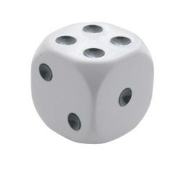 UP70014-Dice Gearshift Knob-White
