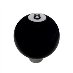 UP70025-Number 8 Pool Ball Gearshift Knob - Gloss Black