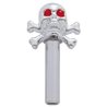 UP70029-Chrome Skull Door Lock Knobs (2Pc/Set)