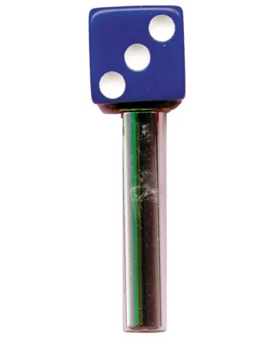 UP70043-Dice Door Lock Knobs - Blue (2Pc/Set)