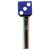 UP70043-Dice Door Lock Knobs - Blue (2Pc/Set)