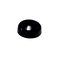 UP70077B-Black Plastic Snap-On Cap For 10 And 12 Screw (Bulk)