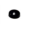 UP70077B-Black Plastic Snap-On Cap For 10 And 12 Screw (Bulk)