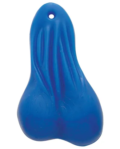 UP70144-8-1/4" Tall Large Low-Hanging Rubber Balls - Blue