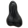 UP70145-8-1/4" Tall Large Low-Hanging Rubber Balls - Black