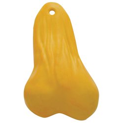 UP70146-8-1/4" Tall Large Low-Hanging Rubber Balls - Tan