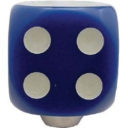UP70164-Blue Dice Gearshift Knob With Glow Dots