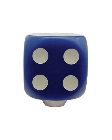 UP70164-Blue Dice Gearshift Knob With Glow Dots