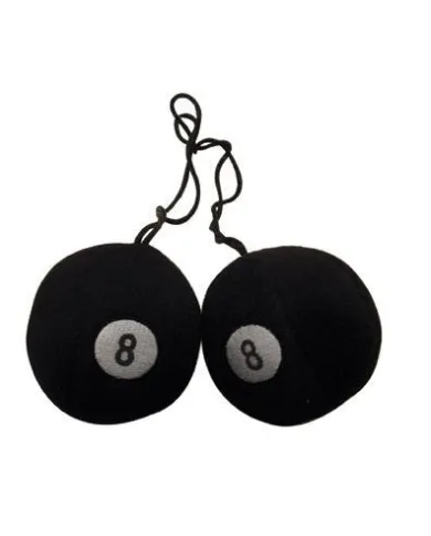 UP70204-3" Round Fuzzy 8-Ball (Pair)