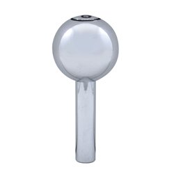 UP70208-Chrome Large "8" Ball Door Lock Knobs (2pc/set)