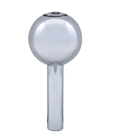 UP70208-Chrome Large "8" Ball Door Lock Knobs (2pc/set)