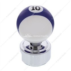 UP70770-Number 10 Pool Ball Gearshift Knob For 13/15/18 Speed Eaton Style Shifters