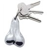 UP78010-2.5" Small Die-Cast Low-Hanging Balls Novelty Keychain - Chrome