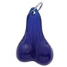 UP78016B-4-1/2" Medium Low-Hanging Balls Novelty Keychain - Blue (Bulk)