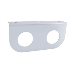 UP20725-Stainless Light Bracket With 2X 2" Light Cutouts