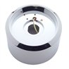 UP88013-Chrome Plastic Steering Column Cover For 2002 And Older Kenworth W900/T800/T600 And Peterbilt 387/386