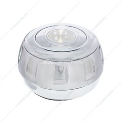 UP88291-Chrome Steering Wheel Hub & Horn Button Kit For Kenworth (1995-1997) & Peterbilt (1993-1998)