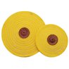 UP90065-4" Yellow Razor Buff - 1/8" Arbor