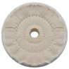 UP90096-3" White Soft Muslin Buff - 5/8" Arbor
