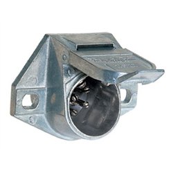 UP90501-Round 7-Way Male Connector - Split Pin