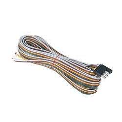 UP90624-4 Way LED Trailer Light Harness - 25' Positive & Ground Leads
