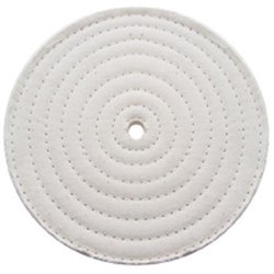 UP92010-4" Assorted Muslin Buff - 1/2" Arbor