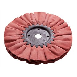 UP92021-6" Red Treated Airway Buff - 3/4" Arbor