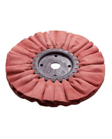 UP92021-6" Red Treated Airway Buff - 3/4" Arbor