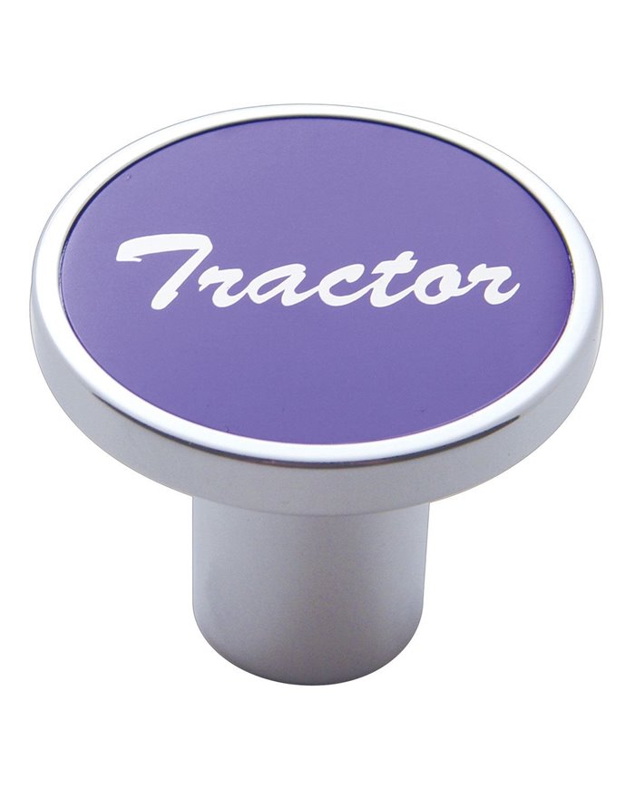 UP23014"Tractor" Air Valve Knob Purple Aluminum Sticker
