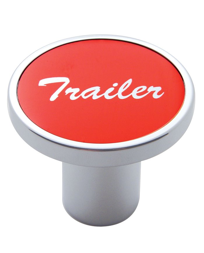 UP23020"Trailer" Air Valve Knob Red Aluminum Sticker