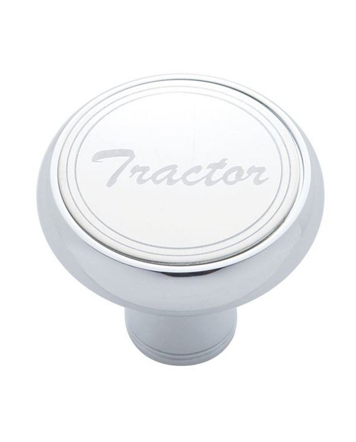 UP23386 "Tractor" Deluxe Air Valve Knob Stainless Plaque With