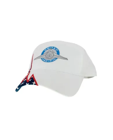 UP99084-USA Flag With United Pacific Logo Cap