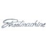 UPS1002-Chrome "Street Machine" Script Emblem With Stud