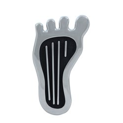 UPS1021-Chrome Barefoot Shape Dimmer Switch Cover