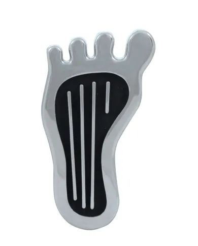 UPS1021-Chrome Barefoot Shape Dimmer Switch Cover