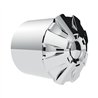 GG10082 - CR. PL. POINTED NUT CVR W/ FLANGE 1/2"OR 3M/MX13/16"