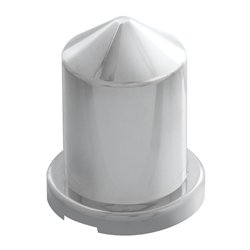 GG10232 - CR. PLASTIC POINTED PUSH-ON NUT COVER 13/16" X 1-9/16"H