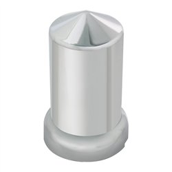 GG10269 - CR. PL. POINTED PUSH-ON NUT CVR W/ FLANGE 33 M/MX3-1/8"