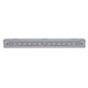 UP20774-12-3/4" Stainless Light Bracket With 14 LED 12" Light Bar - Red LED/Clear Lens