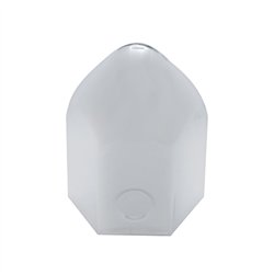 UP10003-1-1/2" X 2-1/4" Chrome Steel Pointed Nut Cover