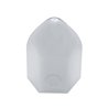 UP10003-1-1/2" X 2-1/4" Chrome Steel Pointed Nut Cover