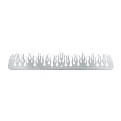 GG30283 - S.S. 18" X 3" FLAME BOTTOM PLATE W/BACKING PLATE