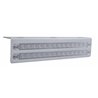 UP20778-12-3/4" Stainless Light Bracket With 2X 14 LED 12" Light Bars - Amber LED/Clear Lens