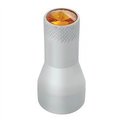 GG50770 - CR. ALUM. VALVE STEM COVER W/ AM CRYSTAL FOR RUBBER STEMS