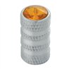 GG50790 - CR. TUBULAR VALVE STEM COVER W/AMBER PLASTIC JEWEL