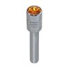 GG50860 - CR. ALUM. DOOR KNOB W/AMBER CRYSTAL