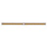 UP20781-25-5/16" Stainless Light Bracket With 2X 14 LED 12" Light Bars - Amber LED/Amber Lens