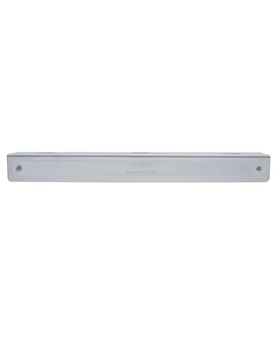 UP20790-12-3/4" Stainless Light Bracket With 14 LED 12" Light Bar - Amber LED/Chrome Lens