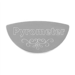 GG68645 - SS GAUGE EMBLEM - PYROMETER FOR KENWORTH